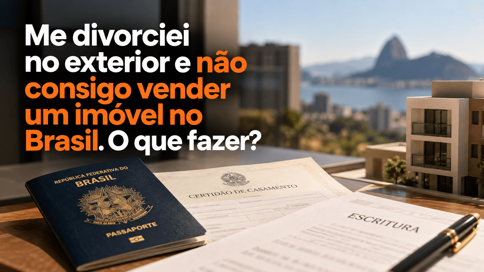 Divórcio no exterior impedindo a venda de imóvel no Brasil